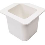 Cambro 66CF148 FOOD PAN 1/6X6" CF-WHITE