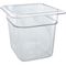 Pan Poly Sixth X 6 -135 Clear Qd for Cambro Part# 66CW135