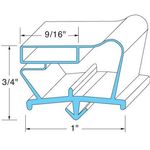 Beverage Air 712-012D-01 Equivalent Magnetic Door Gasket - 23 1/8" x 31"