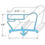 Gsk142 Door Gasket 23-1/8In X 62-3/4In Gray