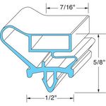 Beverage Air - 712-013C-05 - 53.25 in x 22.25 in Door Gasket MT72