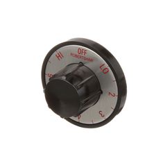 22-1055 - BLACK KNOB 2 D, OFF-LOW-2-6-HI