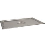 Vollrath 77250 Super Pan V Steam Table Pan Cover, Stainless, Full Size, Reinforced Flat Solid, 20-7/8" X 12-13/16" X 1/2", Fits All Full-Size Pans, Nsf, Made In Usa (Refer To Vollrathfoodservice.Com For Full Warranty Policy)                                             