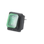 Switch - Rocker, Lighted (Green) for Prince Castle Part# 78-233S