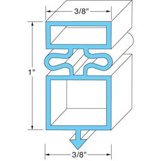 74-1350 - GASKET, DOOR - 27-5/8