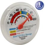 8405425 - Thermometer (6"Od, Wall, 0/100F)