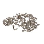 All Points 85-1013 Nickel Plated Female Quick Disconnect; 1/4" Tab; Wire Gauge: 10 - 100/Box