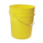 86163 - 5 gal Yellow FDA Food Storage Pail