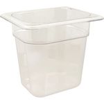 Pan,Food (Eighth, 6"D, Clear) for Cambro Part# 86CW135