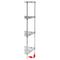 126-1382 - POST,SHELF, 86", S/S, METRO