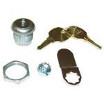 True 975516 Lock With Key, Tumbler, Cam, Locknut