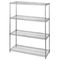 98124 - 14 in x 24 in 4 Shelf Chromate Finished Shelving Unit