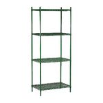 98524 - 18 in x 24 in 4 Shelf Epoxy Coated Shelving Unit