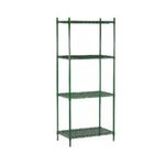 98748 - 24 in x 48 in 4 Shelf Epoxy Coated Shelving Unit