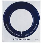 Stero Dishwasher A69-1456 Decal, Temperature Gauge, Power Wash