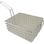 Wire Basket with Handle, Half Size, Stainless Steel