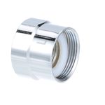 T&S Brass B-0413 Adaptor, Swivel to Rigid, Chrome Plated