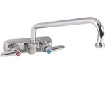 T&S Brass B-1117-M WORKBOARD FAUCET, WALL MOUNT, 4 CENTERS, 10 SWIN