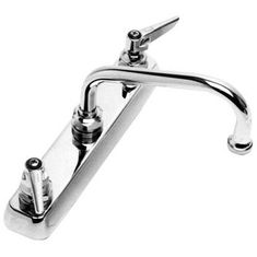 T&S BRASS - B-1120 - FAUCET 8" CTR DECK 6" NOZ