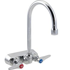 T&S BRASS - B-1145 - FAUCET (WALL,3-1/2", 6"GSNK)