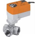 Belimo B318+TFRX24-MFT Characterized Control Valve (Ccv), 3/4", 3-Way, Cv 7.4  Configurablevalve Actuator, Spring Return, Ac/Dc 24 V, 2...10 V, Mft/Programmable