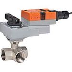 Belimo B349+ARB24-SR Characterized Control Valve (Ccv), 2", 3-Way, Cv 46  Valve Actuator, Non Fail-Safe, Ac/Dc 24 V, 2...10 V, Modulating