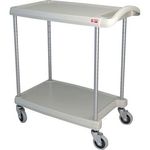 Cart,Utility , 2 Shelf,Gray for Intermetro Part# BC1627-24G-SR