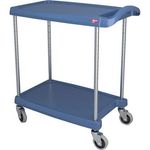 Cart,Utility , 2 Shelf,Blue for Intermetro Part# BC1627-24MB