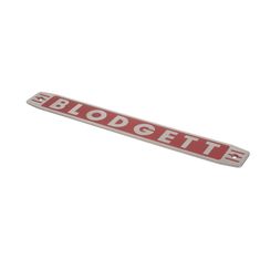 BLODGETT - 11255 - NAME PLATE