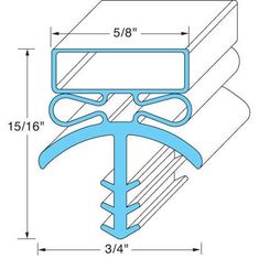 Door Gasket  for Bally Part# BLRB16545