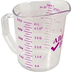 Cup,Measuring (1 Pint) for Cambro Part# CAM50MCCW441