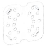 Drain Tray 1/6 Size-135 Clear for Cambro Part# CAM60CWD135