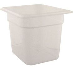 Pan 1/6 X 6 Plastic Semi-Clear for Cambro Part# CAM66PP190