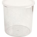 Crock W/Lid 2.7 Qt -152 Clear for Cambro Part# CAMCCP27152