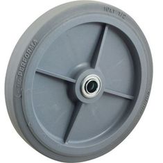 Wheel 10", Gray, W/ Nut  for Cambro Part# CAMH06002