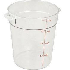 Container Clear Rd 4Qt  for Cambro Part# CAMRFSCW4135