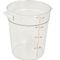 Container Clear Rd 4Qt  for Cambro Part# CAMRFSCW4135