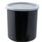 Crock W/Lid(Plst,1.2 Qt, Blk) for Cambro Part# CMBCP12-110