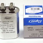 10Mfd 440V Oval Run Capacitor for Supco Part# CR10X440