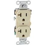 Receptacle,Duplex , 125V, 20A for Hubbell Part# CR201