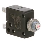 Nu-Vu ELB197 Circuit Breaker, Resetable, 25A