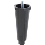 Leg , 1/4-20, 4"H, Plst, Blk for Cecilware Part# GMM172A