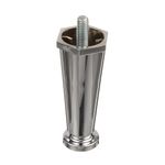 Hrdwr150 Chrome Thermoplastic 4In Leg