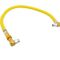 Gas Hose Flex Ctd 3/4X60 W/90 for T&S Brass Part# HG4D60S