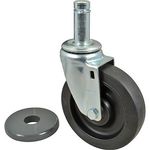 Caster,Stem(5"Od,W/Bumper,Blk) for Metro Part# IMI5M