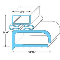 Drawer Gasket for Randell Part# IN GSK225