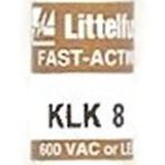 Fuse 600V F/A 8 Amp for Littelfuse Part# KLK008