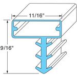 Door Gasket -  36-1/4" X 79" for Kolpak Part# KLP25567-1075