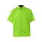 KNG2126LMBKM - Medium Men's Active Lime Green Short Sleeve Chef Shirt