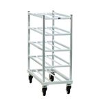 N11274 - 16"W x 42"H x 32.5"D Heavy Duty Universal Platter Rack